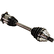 2015-2018 Volkswagen Jetta TDI SE - Front, Driver and Passenger Side Axle Assemblies, Automatic Dual Clutch Transaxle