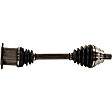 2015-2018 Volkswagen Jetta TDI SE - Front, Driver and Passenger Side Axle Assemblies, Automatic Dual Clutch Transaxle