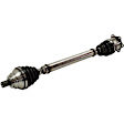 2015-2018 Volkswagen Jetta TDI SE - Front, Driver and Passenger Side Axle Assemblies, Automatic Dual Clutch Transaxle