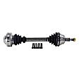Front, Driver and Passenger Side Axle Assembly, Manual Transmission