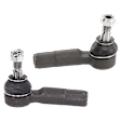 Front, Driver and Passenger Side, Outer Tie Rod End