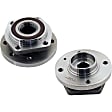 Front, Driver and Passenger Side Wheel Hub, 4 Lugs, With Bearing, 2.4L, 5Cyl