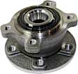 Rear, Driver and Passenger Side Wheel Hub, 5 Lugs, With Bearing