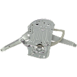 Front, Driver and Passenger Side Power Window Regulator, Without Motor