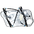 Front And Rear, Passenger Side Power Window Regulator, Without Motor