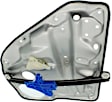 Rear, Driver and Passenger Side Power Window Regulator, Without Motor