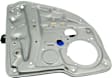Rear, Driver and Passenger Side Power Window Regulator, Without Motor