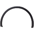 Rear, Driver and Passenger Side Fender Trim, Textured Black, For Models With Standard Style Bumper