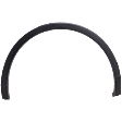 Rear, Driver and Passenger Side Fender Trim, Textured Black, For Models With Standard Style Bumper