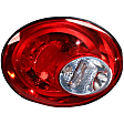 Driver and Passenger Side Halogen Tail Light, With bulb(s), OE Replacement