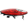 Driver and Passenger Side Halogen Tail Light, With bulb(s), OE Replacement