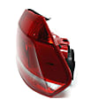 Driver and Passenger Side, Inner and Outer Halogen Tail Light, With bulb(s), OE Replacement