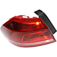 Driver Side, Inner And Outer Halogen Tail Light, With bulb(s), OE Replacement