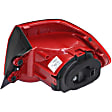 Driver Side, Inner And Outer Halogen Tail Light, With bulb(s), OE Replacement