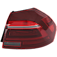 Driver and Passenger Side, Outer LED Tail Light, With bulb(s), OE Replacement