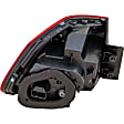 2016-2017 Volkswagen Passat - Driver and Passenger Side, Outer Tail Lights, with Bulbs, LED, Clear Red Lens