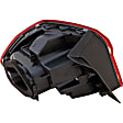 2016-2017 Volkswagen Passat - Driver and Passenger Side, Outer Tail Lights, with Bulbs, LED, Clear Red Lens