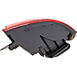 2016-2017 Volkswagen Passat - Driver and Passenger Side, Outer Tail Lights, with Bulbs, LED, Clear Red Lens