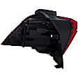 Driver and Passenger Side, Outer LED Tail Light, With bulb(s), OE Replacement