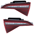 Driver and Passenger Side LED Tail Light, With bulb(s), OE Replacement