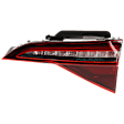 Driver and Passenger Side LED Tail Light, With bulb(s), OE Replacement, CAPA Certified