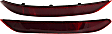 Rear, Driver and Passenger Side Bumper Reflector