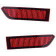 Rear, Driver and Passenger Side Bumper Reflector
