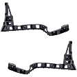Rear, Driver And Passenger Side Bumper Brackets, Bumper Guide