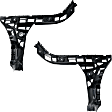 Rear, Driver and Passenger Side, Outer, Bumper Retainers