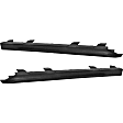 Rear, Driver and Passenger Side Bumper Trim, Textured Black