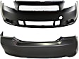 Front and Rear Primed Bumper Cover