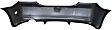 Front and Rear Primed Bumper Cover