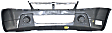 Front and Rear Primed Bumper Cover