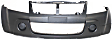 Front and Rear Primed Bumper Cover