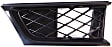 Driver and Passenger Side Grille Assemblies, Black Shell and Insert, Grille