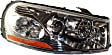 Driver and Passenger Side Halogen Headlight, With bulb(s), OE Replacement