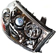 Driver and Passenger Side Halogen Headlight, With bulb(s), OE Replacement