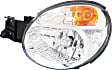 Driver and Passenger Side Halogen Headlight, With bulb(s), OE Replacement