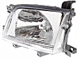 Driver and Passenger Side Halogen Headlight, With bulb(s), OE Replacement