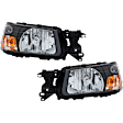 2003-2004 Subaru Forester - Driver and Passenger Side Halogen Headlight, With bulb(s), OE Replacement