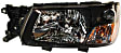 2003-2004 Subaru Forester - Driver and Passenger Side Halogen Headlight, With bulb(s), OE Replacement