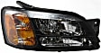 2003-2006 Subaru Baja - Driver and Passenger Side Headlights, with Bulbs, Halogen, with black interior