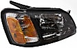 2003-2006 Subaru Baja - Driver and Passenger Side Headlights, with Bulbs, Halogen, with black interior