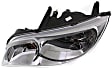 Driver and Passenger Side Headlights, with Bulbs, Halogen, Coupe