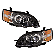 Driver and Passenger Side Halogen Headlight, With bulb(s), OE Replacement, CAPA Certified