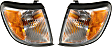 Driver and Passenger Side Halogen Corner Light, With bulb(s)