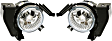 Front, Driver and Passenger Side Fog Lights, With Bulb(s), Halogen