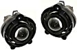 Front, Driver and Passenger Side Halogen Fog Light, With bulb(s), CAPA Certified