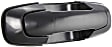 1999-2004 Chevrolet Tracker - Front And Rear, Driver Side Smooth Black Exterior Door Handle, Without Key Hole
