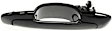 1999-2004 Chevrolet Tracker - Front And Rear, Driver Side Smooth Black Exterior Door Handle, Without Key Hole